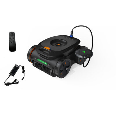 Cordless Pool Cleaner For Waterline Scum Line Removal